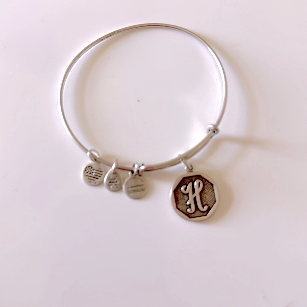 Alex & Ani H Charm Bracelet - Picture 2 of 3